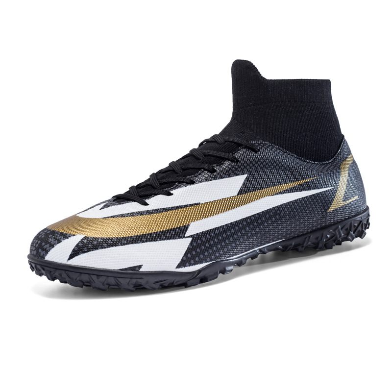 Scarpe da calcio da uomo e da donna Calzino da tessitura volante Bocca Unghie lunghe Unghie rotte Fondo piatto Scarpe da allenamento FG Youth AG_voghion.com