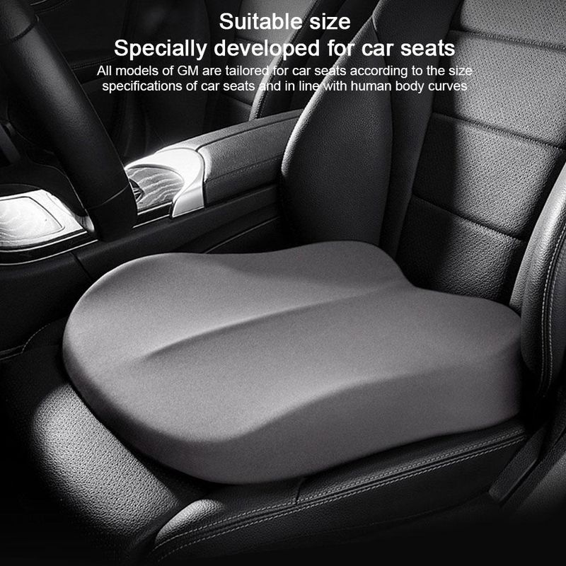 Memory Foam Height Protector Mats Cushions Seat Detachable Pad Car Adult Booster Cushion Cove_voghion.com