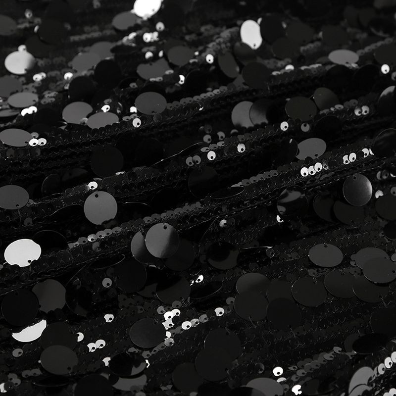 2024 Autumn Winter New High Waist Solid Color Sequin Sexy Bodycon Short Skirt Fashionable Elegant Cross-Border European_voghion.com