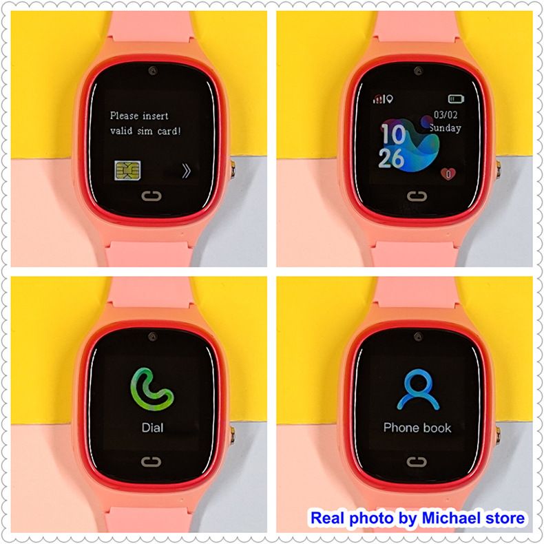Reloj inteligente para niños transfronterizo con posicionamiento SOS, reloj para teléfono móvil resistente al agua IP67, regalo TD45, reloj inteligente para niños_voghion.com