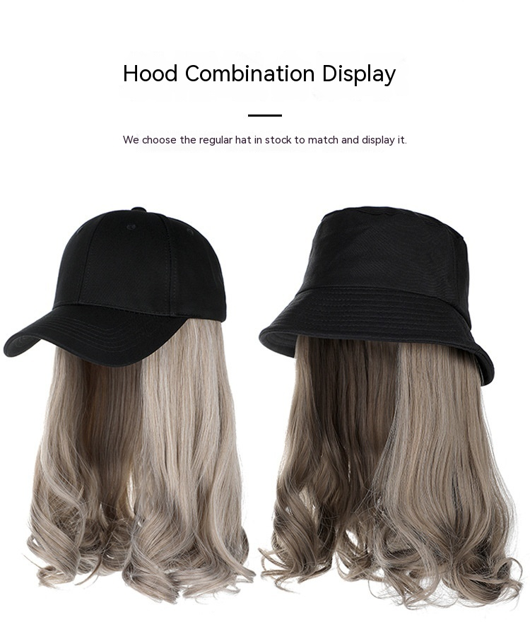 Nuovi capelli ricci lunghi staccabili di vendita calda per le donne nel 2024, nuove parrucche alla moda per cappelli in Europa e America_voghion.com