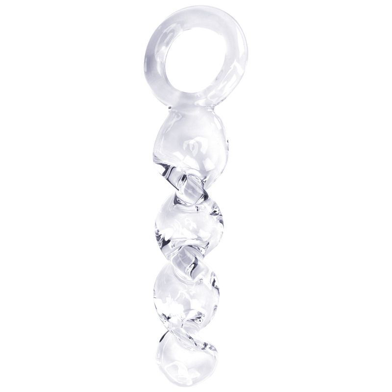 Dildo a spirale in vetro Pyrex da 20 cm per le donne l Plug anale Uomo Dilatatore di testa Masturbatore femminile Giocattoli del sesso Coppie per adulti_voghion.com