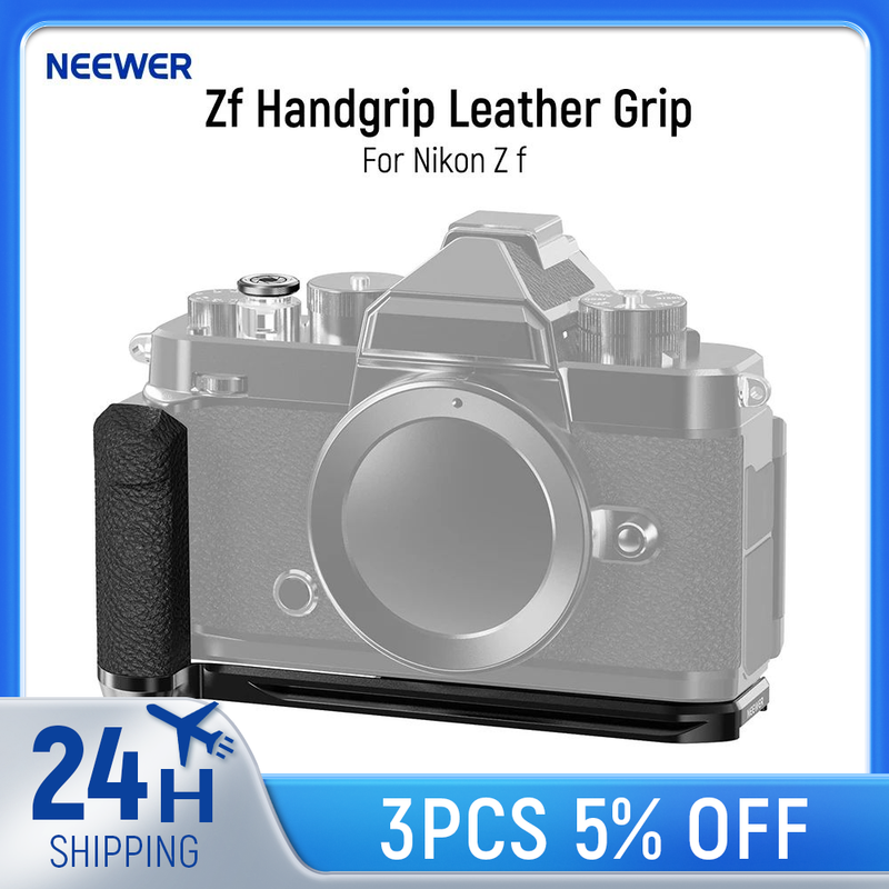 Neuerer Zf-Handgriff in L-Form, Ledergriff für Nikon Zf Retro, passgenaue dünne Kamera-Montage-Grundplatte mit eingebautem_voghion.com
