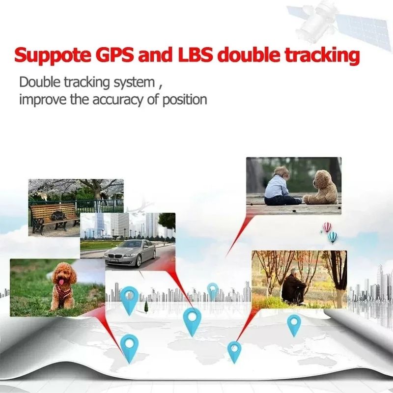 GF07 Magnetic Mini GPS Tracker Real-Time Vehicle Locator Car Pet Tracking Device Compact Portable GPS Locator Position APP_voghion.com