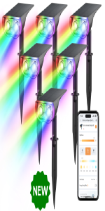 Linkind Solar Pathway Lights 8 Pack, Solar Lights Outdoor, Warm White Solar Path Lights Waterproof, Solar Lights for Walkway Yard Driveway Backyard_voghion.com