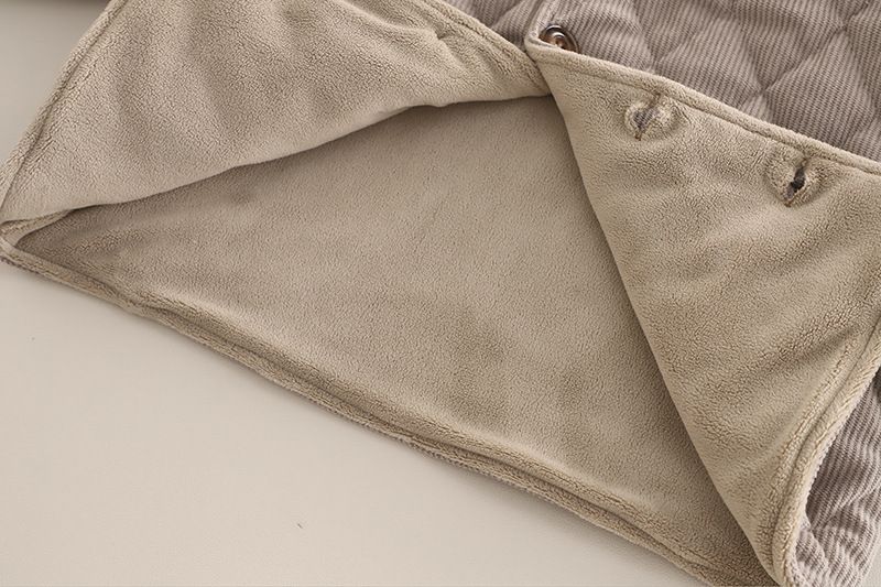 Conjunto de dos piezas para bebé niño, pijama cálido de algodón con forro polar y forro polar para otoño e invierno._voghion.com
