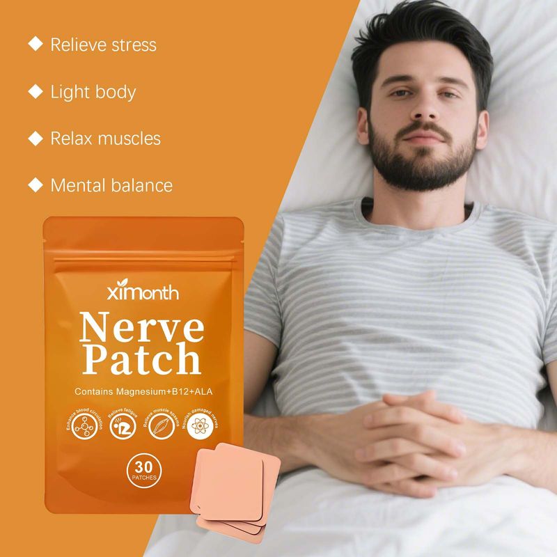 Ximonth Comfortable Body Care Nighttime Sleep Restful Lightweight Herbal Ingredient Patch_voghion.com