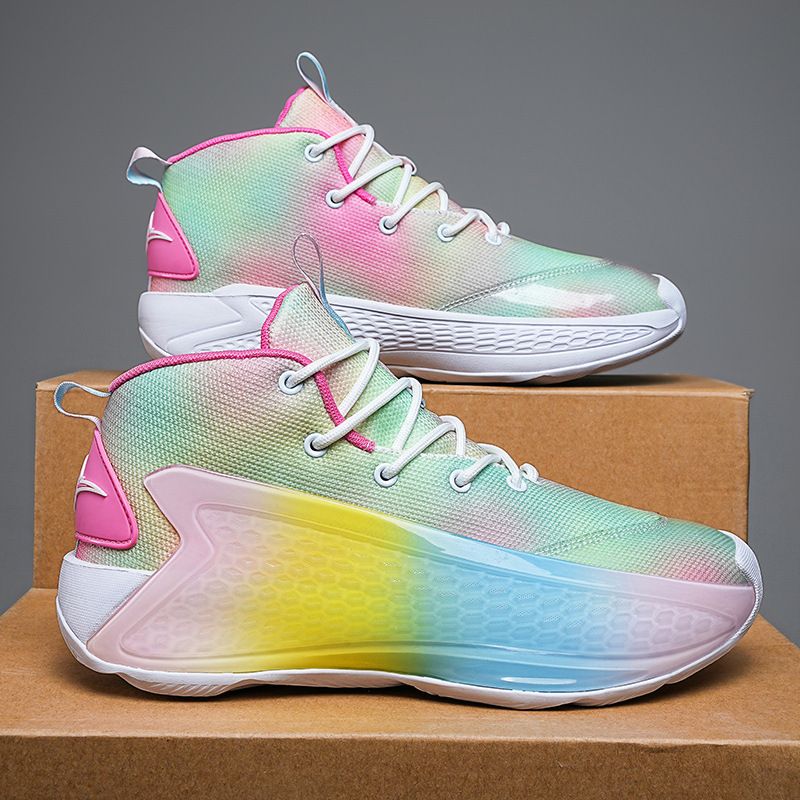 Novos tênis de basquete All-Star de verão com aumento de altura para homens, mulheres, meninos e meninas, com amortecimento e resistência ao desgaste_voghion.com
