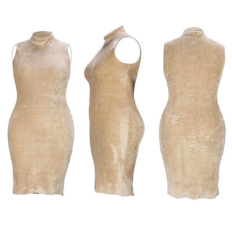 Abbigliamento donna temperamento abito e cappotto due pezzi moda transfrontaliera ampio lungo cardigan velluto completo_voghion.com