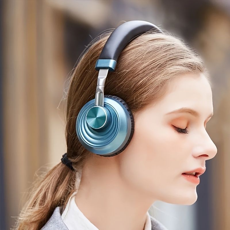 Blitz Speed Kabelloses Headset, am Kopf montierte Sport-Ohrhörer mit extrem langer Akkulaufzeit und starkem Bass, geeignet für PC/Android/iPhone-Mobiltelefone, universell einsetzbar_voghion.com