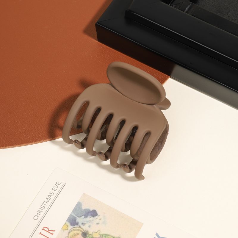 Fermaglio per capelli a forma di artiglio piccolo in stile coreano - Fermaglio a forma di squalo con 4 stecche per la parte posteriore della testa - Accessorio versatile ed elegante per capelli con coda di cavallo alta_voghion.com