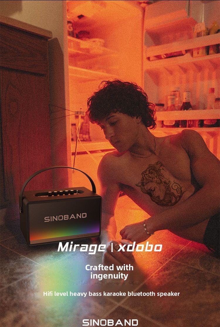 【High Quality】 Xidobao Xdobo Mirage Home Karaoke Electric Blowing Tube Bluetooth Speaker 130W High Power Outdoor_voghion.com