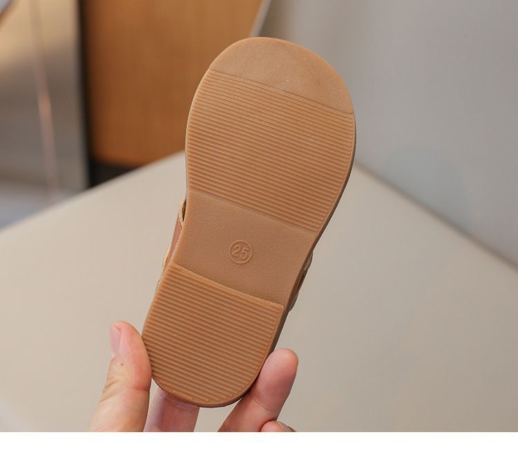 Sandales décontractées pour filles, chaussures de plage pour garçons, édition coréenne, pantoufles d'été à semelle souple pour enfants, nouvelle collection 2024_voghion.com