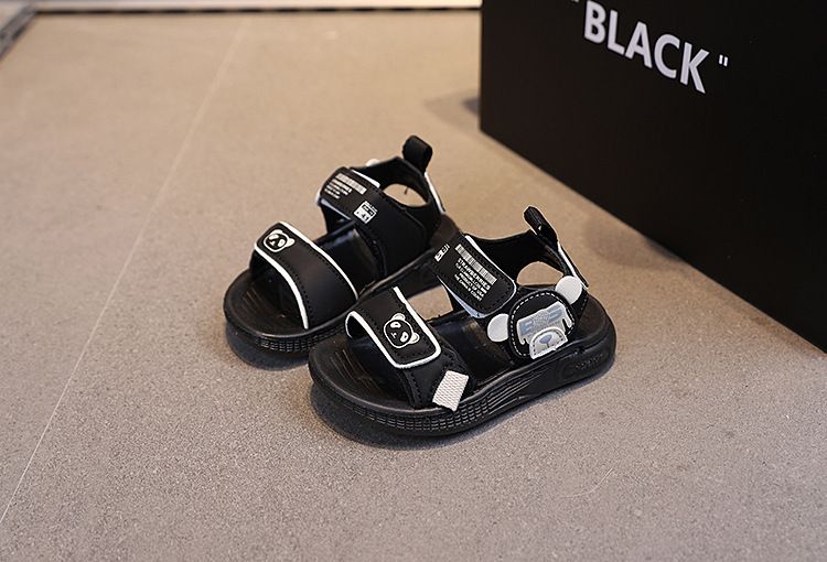 Kinderschuhe Sommer Neue Kindersandalen Baby-Strandschuhe Weiche Sohle Jungen 1 3 Jahre Alte Babyschuhe Offene Zehensandalen_voghion.com