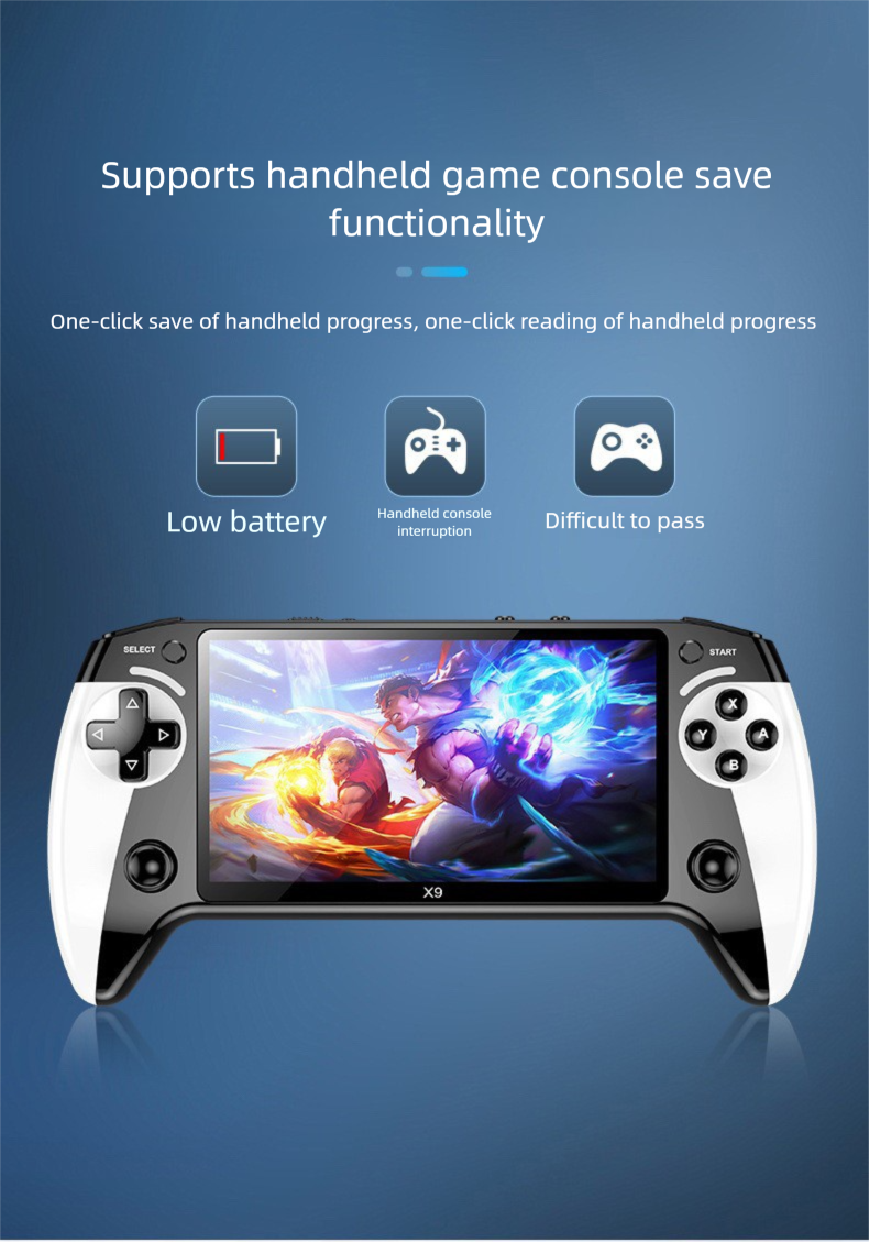 Nuova console di gioco open source TV portatile Arcade ad alta definizione con schermo grande King Of Fighters Pocket Classic Retro_voghion.com
