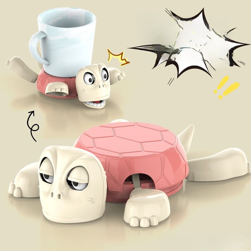 Posavasos de tortuga: divertida reacción al colocar un vaso, a todo color, un regalo ideal para amantes de las tortugas y otros animales._voghion.com
