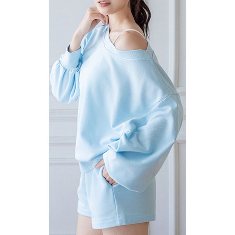 Abbigliamento sportivo da donna, a tinta unita, per autunno e inverno, da corsa, fitness, a maniche lunghe, pantaloncini da yoga, set ampio_voghion.com
