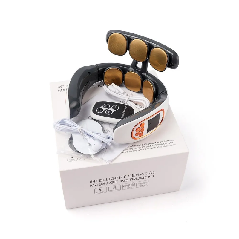 Rückenmassageköpfe, 3D-Smart-Nackenmassagegerät, 15 Stufen, TENS-Impulsheizungstherapie, Nacken- und Rückenschmerzen, Linderung von Gesundheitsfürsorge_voghion.com