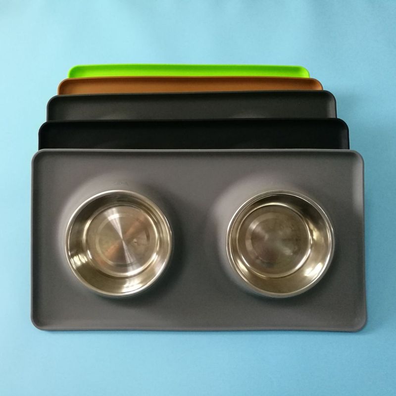 Fabrikant Directe Levering Siliconen Voerbak Mat voor Huisdieren, Anti-mors Anti-spat_voghion.com