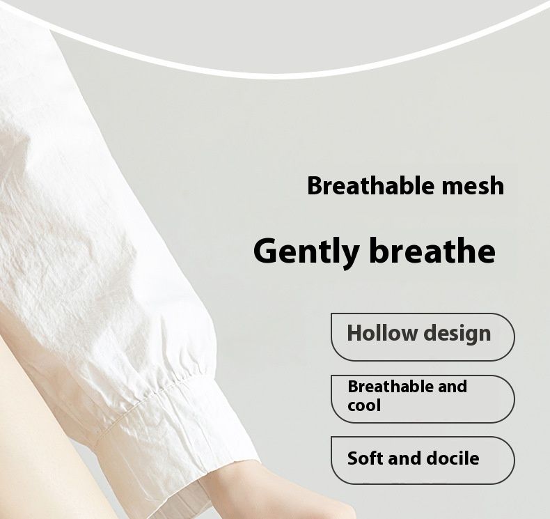 Socks women's spring and summer new mid-calf socks solid color rolled edge breathable anti-odor cotton socks non-slip stacked socks_voghion.com