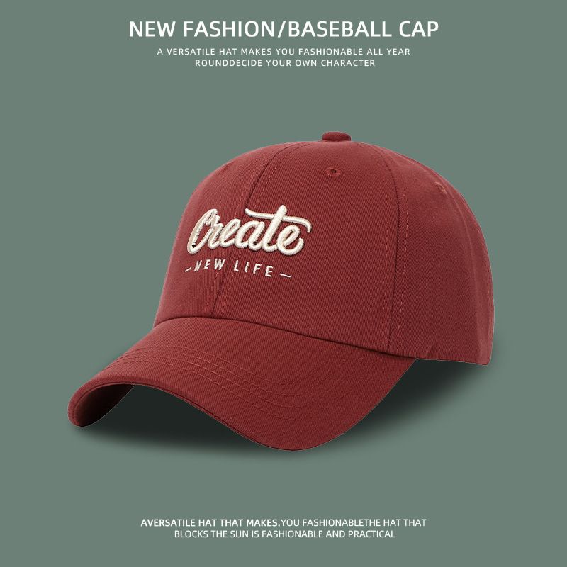 Adjustable Fashion Baseball Cap Unisex Outdoor Sun Hat With UV Protection_voghion.com