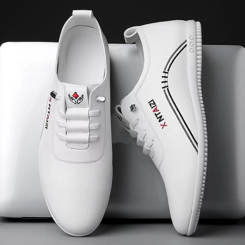 2025 Nieuwe lente- en herfstschoenen voor zakelijke casuals, dunne leren schoenen met zachte zool, lichtgewicht instappers voor heren_voghion.com