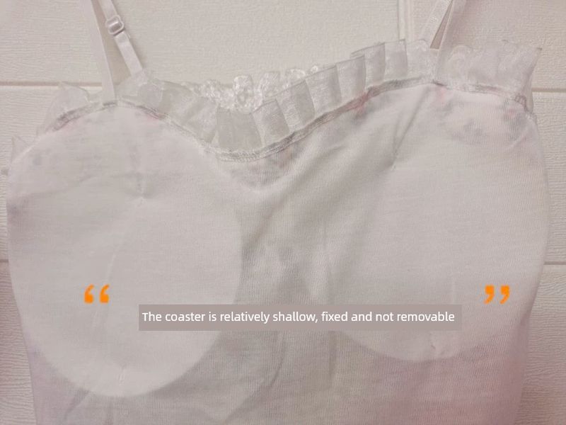 Camisole d'été minimaliste et polyvalente pour femme, couleur pure, coupe fine, rabat, coussinet de poitrine, sans sous-vêtements_voghion.com