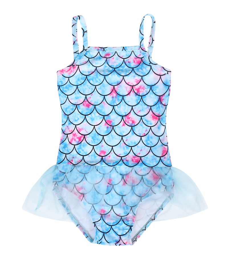 Maillot de bain une pièce pour filles européennes et américaines Mother & Kids Maillot de bain une pièce pour enfants d'été Maillot de bain une pièce respirant à séchage rapide pour enfants_voghion.com