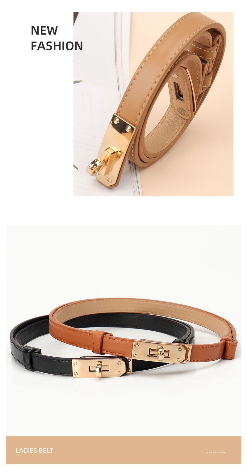 2025 Neue Damen-Taillenschnalle, schmal, dünn, für lange Kleider und Röcke, verstellbarer kleiner Gürtel_voghion.com