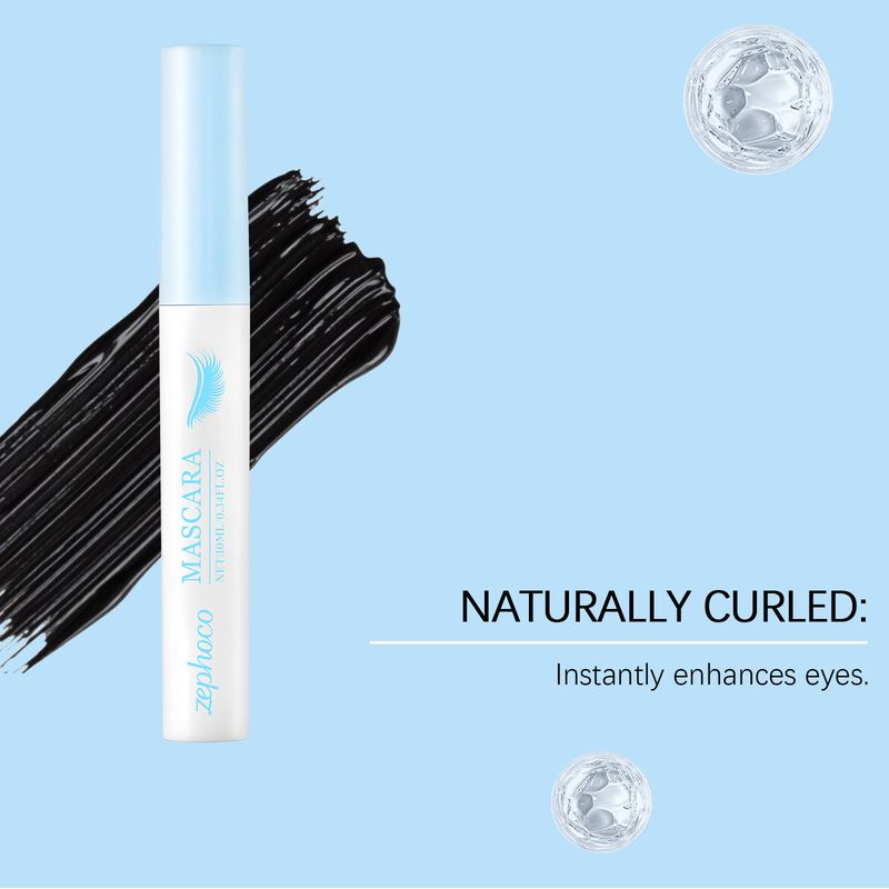 zephoco Mascara Natural Curling Texture Lightweight Smooth Smudge-proof Long-lasting_voghion.com