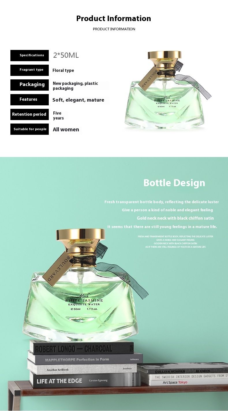 New Hot Perfume Night Jasmine Perfume Ladies European And American Students Clear, Natural And Durable Eau De Toilette 50ml Perfume_voghion.com