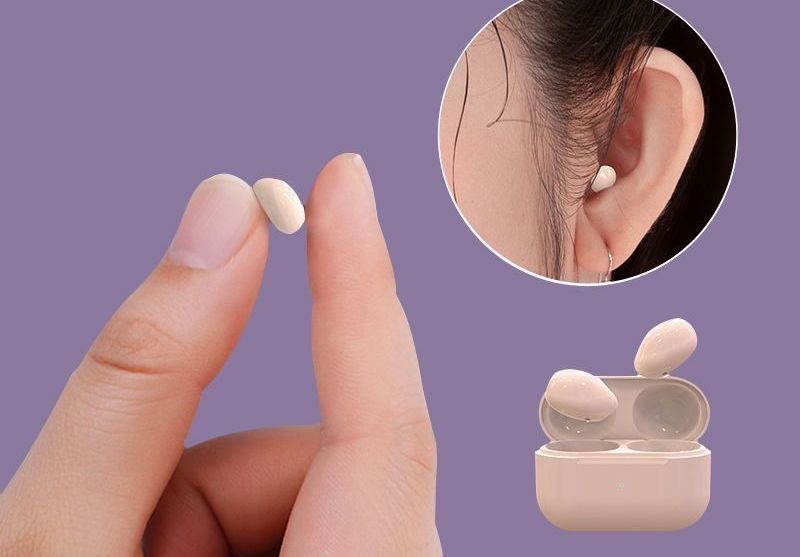 Wireless Bluetooth Earbuds Mini Noise Cancelling Cute High-View For Men And Women_voghion.com