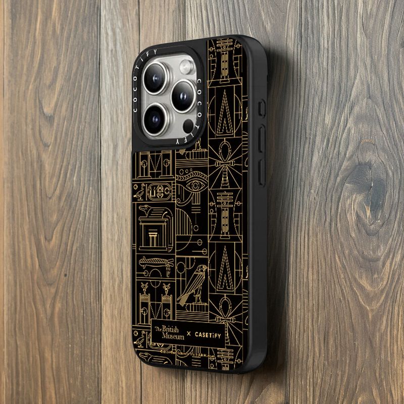Neprekosljivo kakovostno ohišje za mobilni telefon za iPhone, ime spoja, Britanski muzej, egipčanska kultura, primerno za iPhone 16, ogledalo_voghion.com