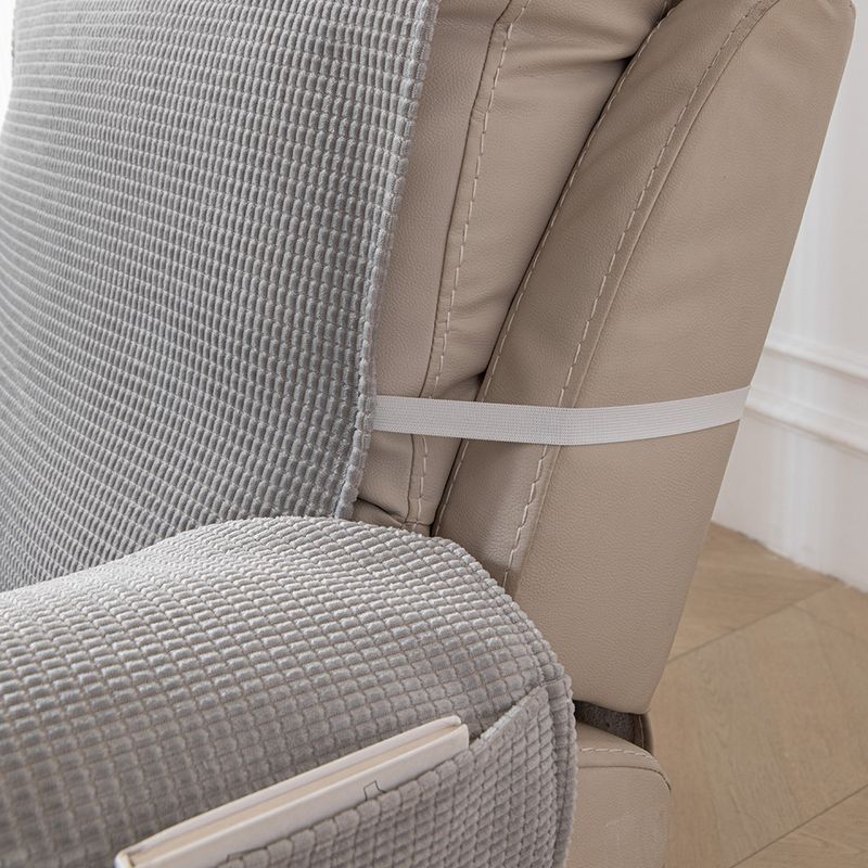 Sofabezug aus Maisfleece – universell passender, dehnbarer Sofaschutz mit rutschfester Unterseite, maschinenwaschbar (Beige, Grau, Braun)_voghion.com