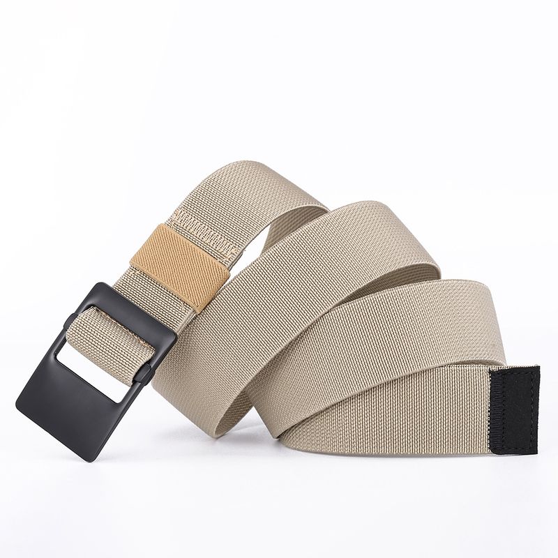 Woven Elastic Belts For Men & Women - Decorative Pin Buckle, Casual & Versatile Style_voghion.com