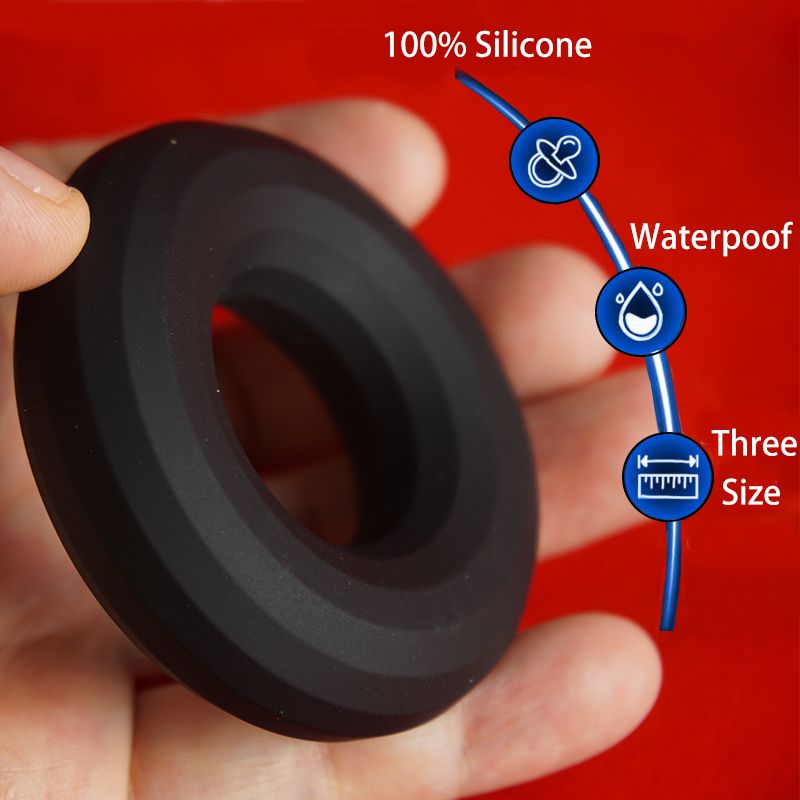 Silicone Dick Cocks Ring Cockrings For Men's Erection,Soft Delay Ejaculation Penies Rings Scrotum Testicle Ball Stretcher,Penisring_voghion.com