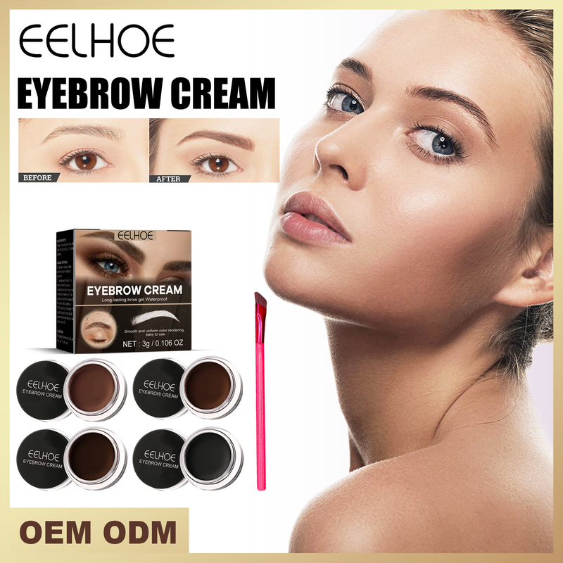 dye Beautiful eyebrow cream is smooth, color holding, waterproof, and non dizzy, creating a three-dimensional and three-dimensionl_voghion.com