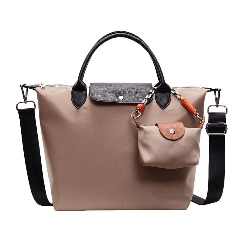 Borsa da donna, grande capacità, portatile, stile gnocco, alla moda, con tracolla a tracolla e giunzioni_voghion.com
