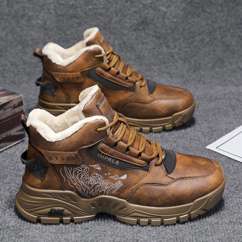 Veet visoko izrezana delovna oblačila Martin, športni čevlji, vsestranski bombažni čevlji za prosti čas_voghion.com