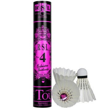 RSL NO.4 Competition Training Stable Durable RSL4 12-Pack Yashilong Badminton Single Tube_voghion.com