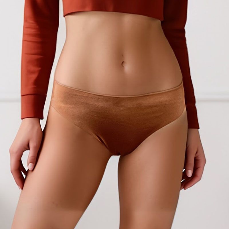 2025d Seamless Underwear Pure Desire Low Waist Breathable Women's Briefs_voghion.com