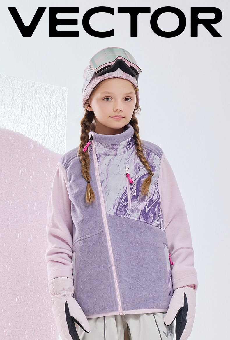 Giacca da sci antivento in pile caldo per bambini e ragazzi, per bambini e bambine_voghion.com