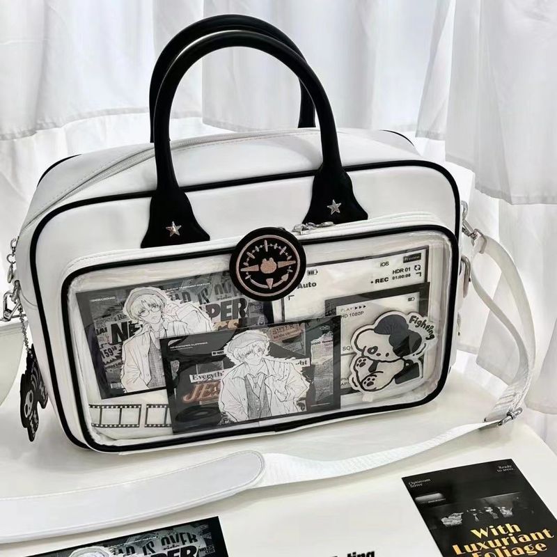 New Cat Box Crossbody Shoulder Handbag Daily Large Capacity Badge Versatile External Pain Bag For Women_voghion.com