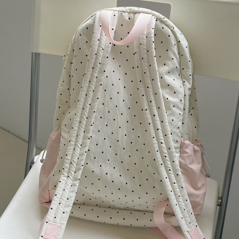Women's Cute Bow Polka Dot Backpack, 2025 New Model_voghion.com