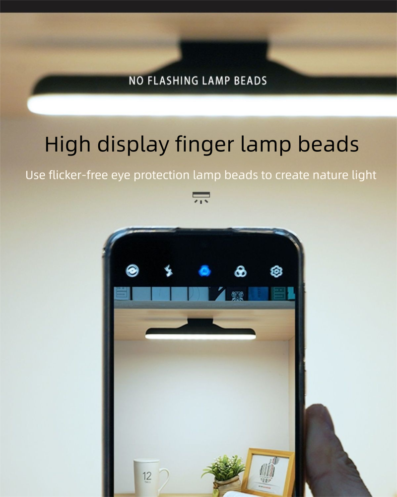 LED Mirror Light No Drilling Rechargeable Bathroom Vanity Makeup Light Fill Light Toilet Light Mirror_voghion.com