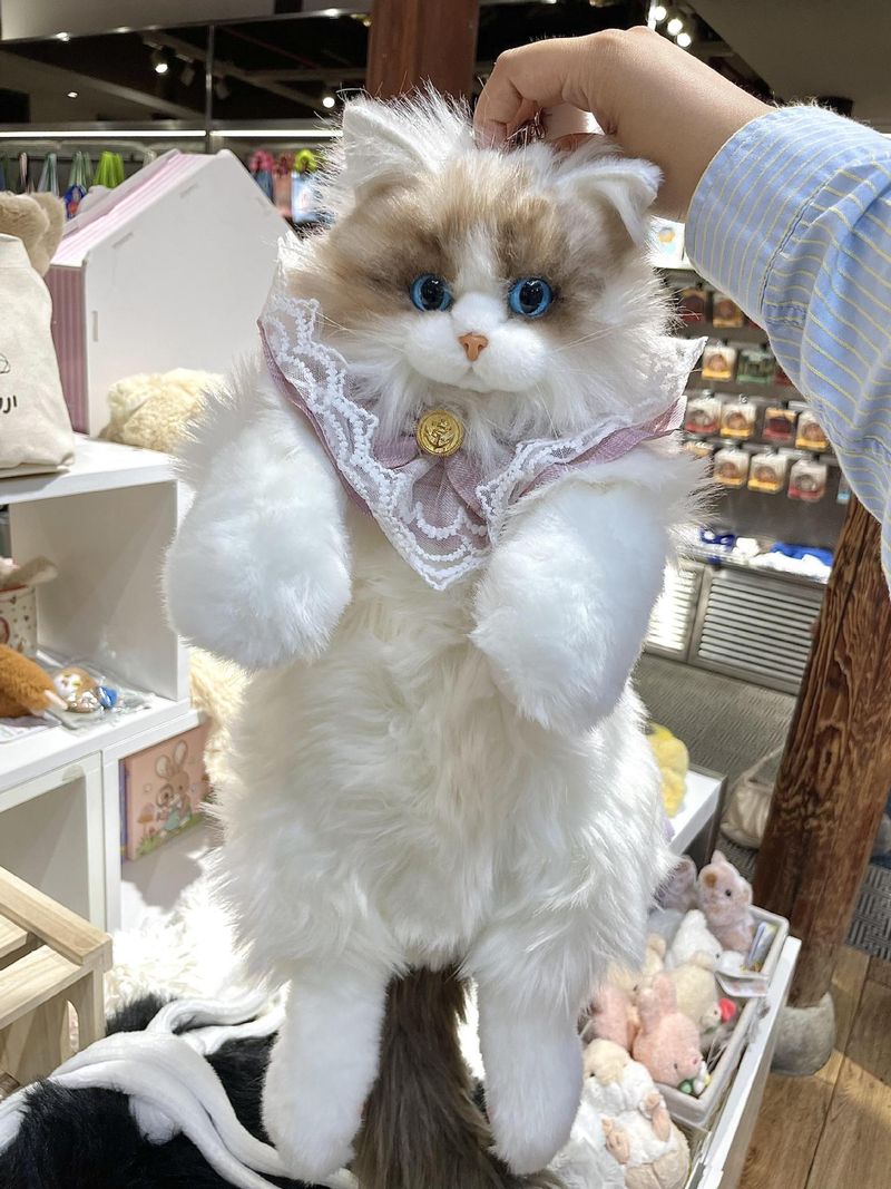 Simulation Katze Rucksack Kätzchen Plüsch Puppe Spielzeug Geburtstagsgeschenk Mädchen_voghion.com