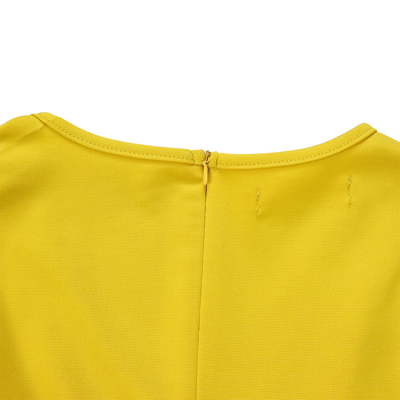 Abbigliamento da donna Manica a tromba da donna tinta unita taglia grande_voghion.com
