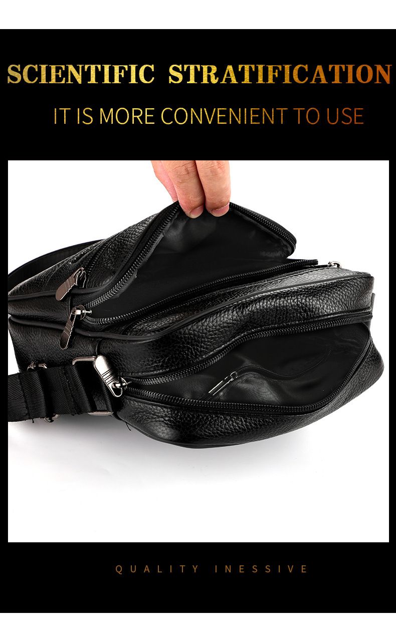 2024 Men's temperament business bag, large capacity cowhide bag, genuine leather shoulder bag, men's vertical men's bag, high-end crossbody bag_voghion.com
