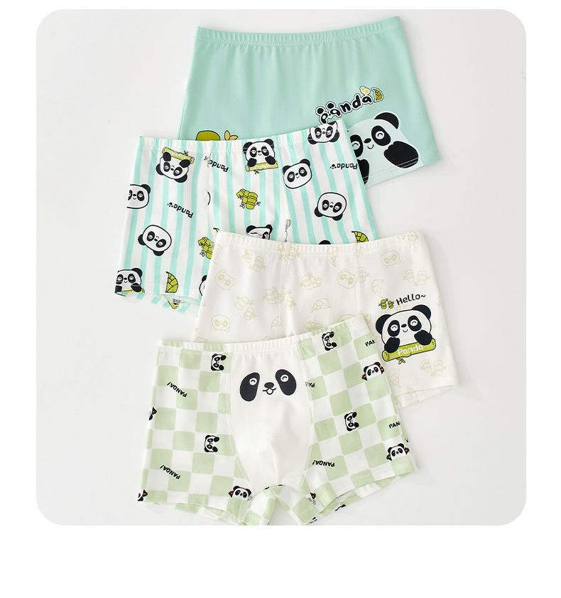 Ropa interior para madres y niños, calzoncillos tipo bóxer de algodón puro para niños, calzoncillos tipo bóxer de algodón tipo A para niños, calzoncillos grandes para bebés que no aprietan las nalgas_voghion.com
