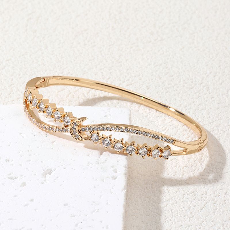Einzigartiges Armband mit Diamantbesatz und schwerer Zirkonia-Schnalle im High-End-Design, heißer Verkauf_voghion.com